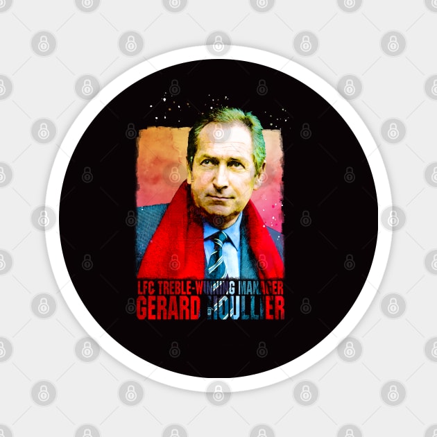 Gérard Houllier Treble-Winning Manager Magnet by BAJAJU